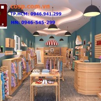 Dự án thiết kế và thi công nội thất shop thời trang - Anh Mậu